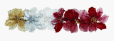 Gerson/Domestic 1150995 Artificial Poinsettia Clip