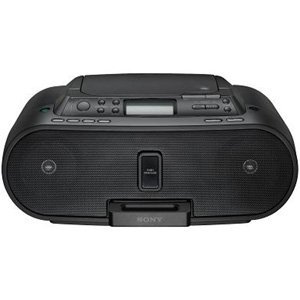 Sony ZS-S2iP CD Boombox with iPod Dock, Black by Sony
