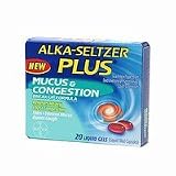 Search : Alka-Seltzer Plus Mucus & Congestion Break Up Formula Liquid Gel 20 ea