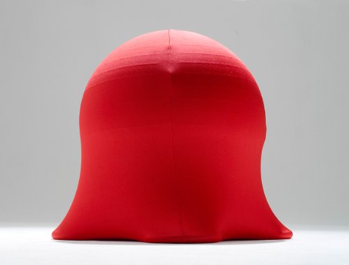 JellyFish easychair Sitzhocker large, rot