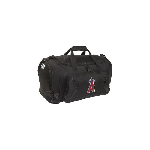 Los Angeles Angels of Anaheim Black Fly-By Duffel Bag