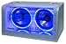 PYLE PLBWS212 Dual 12-Inch 1200 Watt Bandpass with Neon Woofer Rings