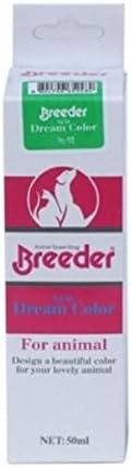 Breeder Pet Dog Hair Color Dye 1.7oz Harmless Natural Dyeing Green
