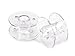 50 Empty Bobbins Spool Clear Plastic For SINGER KENMORE VIKING 15 CLASS Machine Good Crafted and DIY Ideas