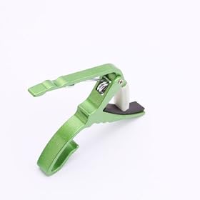 Acoustic Electric Guitar Clamp Trigger Capo Green