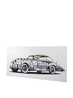 Contemporary Style Panel Decorativo 3D Car