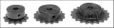 Nylon Roller Chain Sprocket, .85 OD, 1/4 Bore, 9 Teeth, For 1/4 Pitch Roller Chain