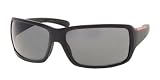 Prada - PRADA SPS 08GS 1BO-1A1 DEMI-SHINY BLACK GRAY SUNGLASSES