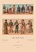 12X18 Canvas Poster Historical Figures, Civil Costumes, and Military Garb of Medieval France