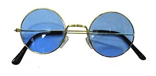 Rhode Island Novelty World John Lennon Style Sunglasses, Blue