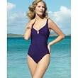 Miraclesuit One Piece Swimsuit w/Split Decolletage ~ Miraclesuit