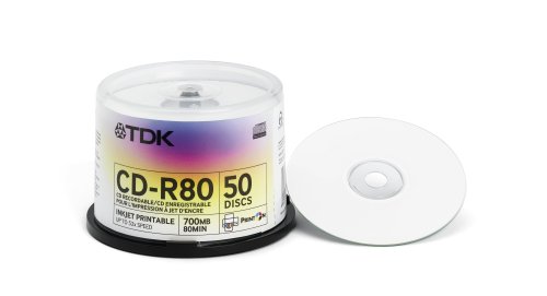 : TDK CDR-80 Printable 52x 50pcs Cakebox