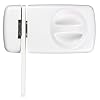 Abus 532764 7030 W T�r-Zusatzschloss mit Sperrb�gel, wei�