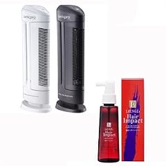 YA-MAN（ヤーマン） イオン式空気清浄機 イオニックプロターボ ＋リエンジェ 薬用ヘアインパクト 120mL セット (イオニックプロターボ（ホワイト）, 薬用ヘアインパクト（120mL）)