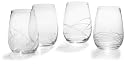 Riedel O Doozy Stemless Tumblers, Set of 4, Assorted Designs
