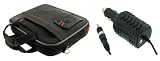 2n1 Combo - Acer Aspire AS1410-8414 11.6-Inch Carrying Case with 12v Car Charger - (VersaSport Bag - Black)