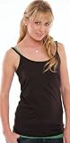 Ladies' Sheer Jersey Longer Length Scoop Neck Tank Top