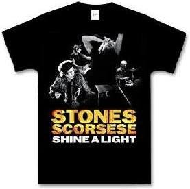 Rolling Stones T-shirt 'Shine A Light Stones Scorsese' black movie tee