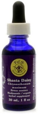 Flower Essence Services Dropper Herbal Supplements, Shasta Daisy, 1 Ounce