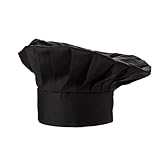 Fiumara Apparel Professional Chef Hat Fully Adjustable-Black