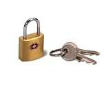 Lewis N. Clark TSA Mini Padlock, Bronze