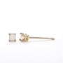 10k Yellow Gold Princess-Cut Diamond Stud Earrings (1/10 cttw, J-K Color, I2-I3 Clarity)