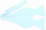 White Marcella Self-Tie Bow Tie