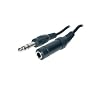 Stereo Verl�ngerung  6,3mm Klinke St. / Bu., L�nge: 5m, Good Connections�