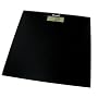 Escali B180SB Glass Platform Bathroom Scale, Black