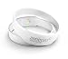 ZENTROM - Quantum Technology - Silicone Sports Wristband - Ionic - Hologram Bracelet - for Balance &amp; Performance - in White color - Size Large - Perform at Your Best! - GREAT GIFT IDEA !!!