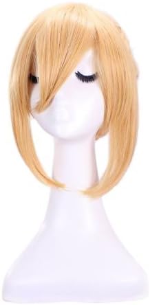 L-email 11.02inch Short Kagamine Len Cosplay Wig Gloden