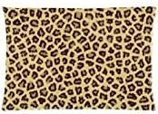 Animal Cheetah Sexy Leopard Grain Skin Throw Pillow Cases Standard Size 20"x30"(twin sides)
