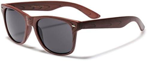 Rose Wood Print Frame Wayfarer Sunglasses