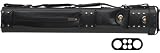 Scorpion Pool Cue Cases - SCL24 - 2Butt/4 Shaft Black Leather Pool Cue Case