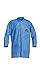 DuPont ProShield 10 PB212S Lab Coat with Snap Front Closures, Open Wrists, Collar and Pockets, Blue, X-Large