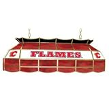 NHL Calgary Flames Stained Glass 40 inch Lighting Fixture