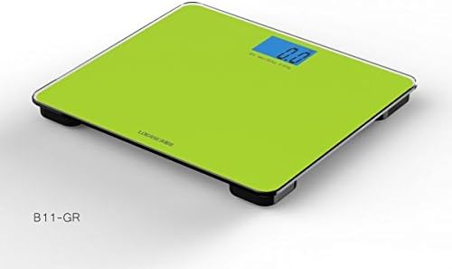 Loease B09-WH High Accuracy Premium Digital Bathroom Scale with 3.6" Extra Large Dual Color Backlight Display and "Smart Step-On" Technology [NEWEST VERSION]