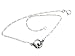 Sterling Silver Irish Celtic Claddagh Charm 9 Figaro Anklet