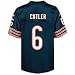 Jay Cutler Jersey: Reebok Navy Replica #6 Chicago Bears Jersey - X-Large