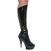 509-Emma Stiletto Heel Platform Boot With Inner Zipper High Heel Shoes