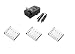 3 Pack Extended Life Replacement Battery Pack For The Various Olympus Digital Camera + 110/220V 1 Hour Home & Car Charger