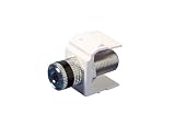 On-Q/Legrand Anyport Black Audio Binding Post Insert, Light Almond