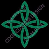 Celtic Knot Window Decal - Green