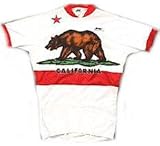 California Grizzly Bear Team Cycling Jersey - Sizing up to 54 Chest