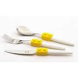 3 Piece Clicks Utensils Set Yellow