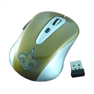 Wild Sales New Orleans Saints Wireless Mouse Size: One Size