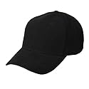New Deluxe Cotton Cap-Black W32S49C (One Size)