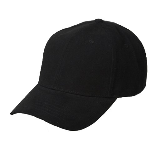 New Deluxe Cotton Cap-Black W32S49C (One Size)