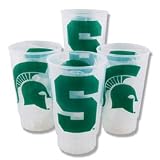 Michigan State Spartans Plastic Cups - 4 Pack 16 oz.