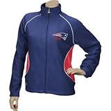 New England Patriots Womens Reebok Overlay Fleece Full Zip Jacket